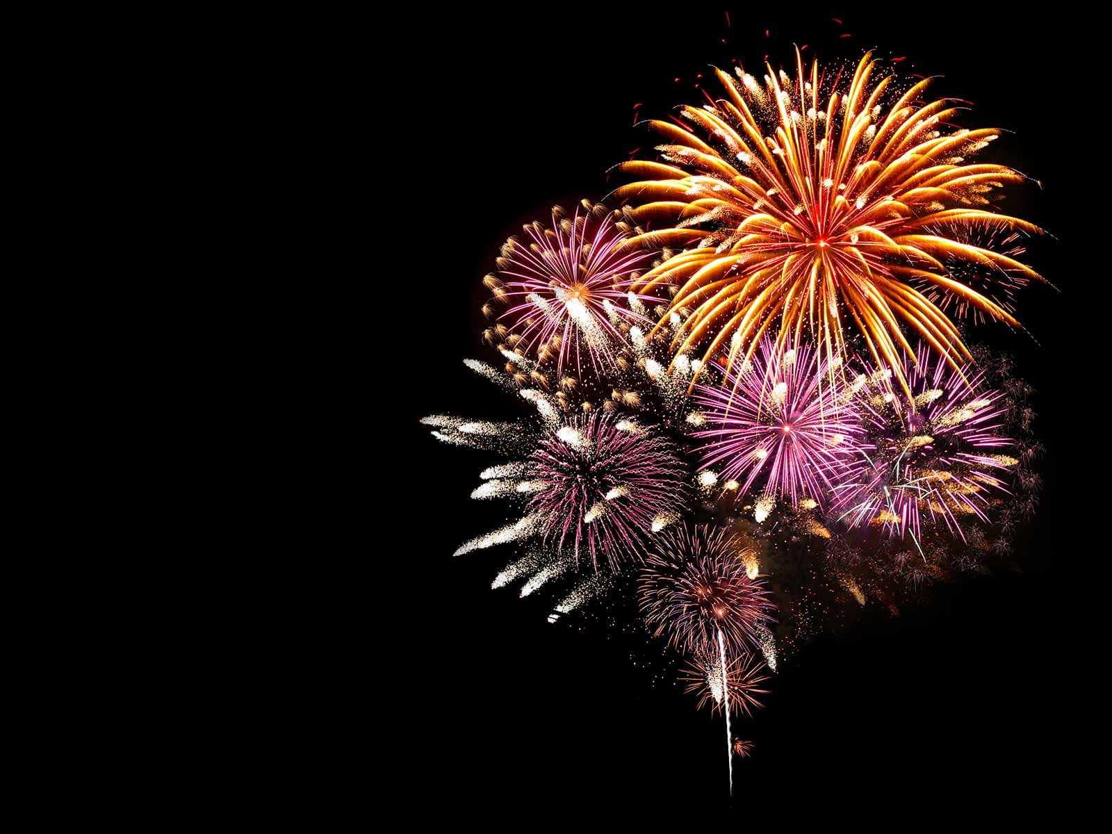 Fireworks at the Delaware and Maryland beaches
